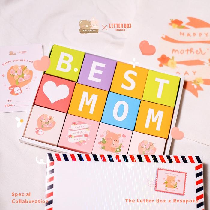 Gambar Kado Mothers day Chocolate - Letter box X Rosupoku 4x3 - SET A dari Letter Box Gift undefined Tokopedia