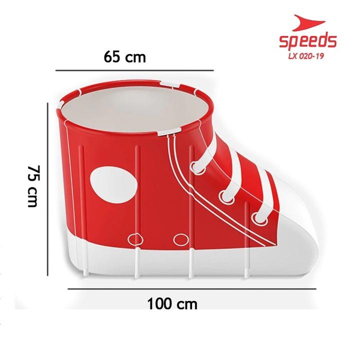 Gambar SPEEDS Folding Bathtub Portable Bak Mandi Lipat Lipat Bak Mandi Anak Bathtub Dewasa Air Hangat 020-17 - 020-19A MERAH dari Calary Toys undefined Tokopedia