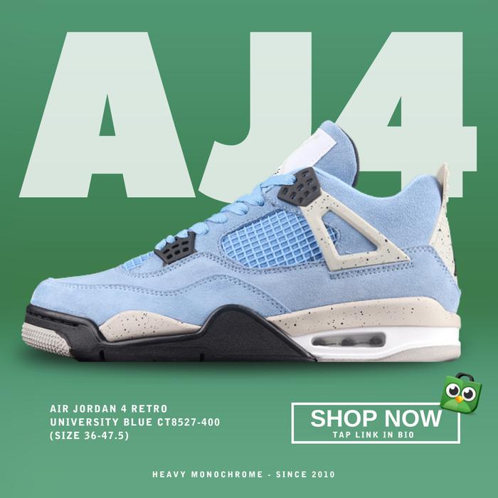 jordan 4 low blue
