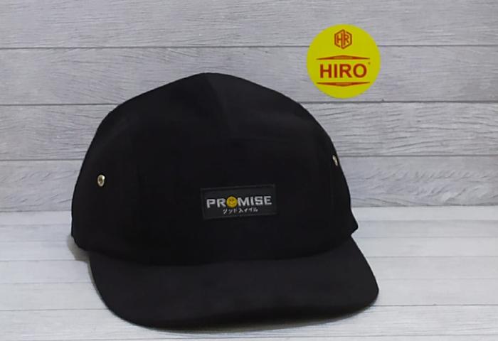 Gambar [COD]Topi Distro Pria/Topi Snapback Bordir Promise Lima Panel - Hitam, All Size dari HIROCLOTING7 undefined Tokopedia