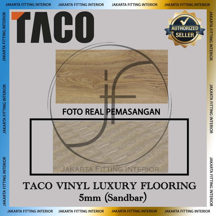 Gambar Taco Vinyl Luxury Flooring Tebal 5mm Click Varian Original - Sandbar dari Juara Fitting Indonesia undefined Tokopedia