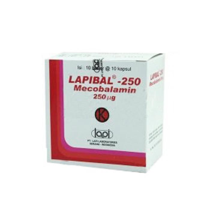 Gambar LAPIBAL 250MCG 1 STRIP ISI 10 CAPSUL / MECOBALAMIN / ANEMIA dari Apotik Century undefined Tokopedia