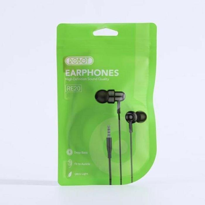 Gambar Robot RE20 Wired Earphone Headset Headphone dari TOBA SARINAH undefined Tokopedia