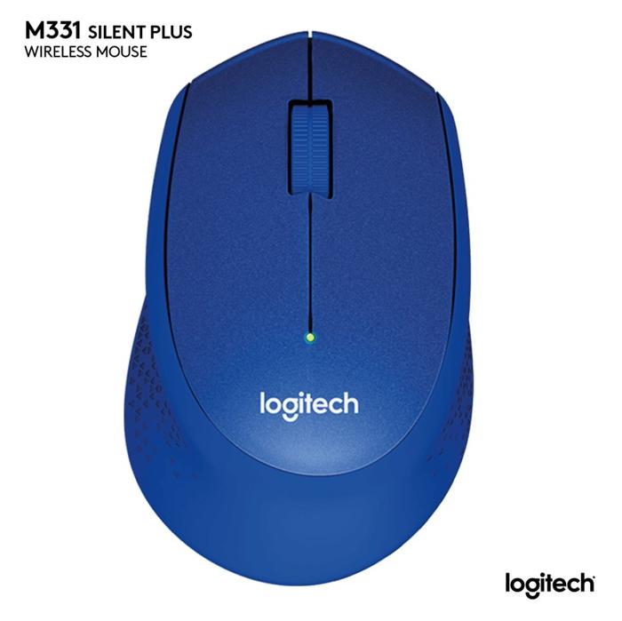 Gambar Mouse Wireless Logitech M331 - Silent Plus Mouse Garansi Resmi 1 Tahun - Biru dari Doran Wearable Bandung undefined Tokopedia