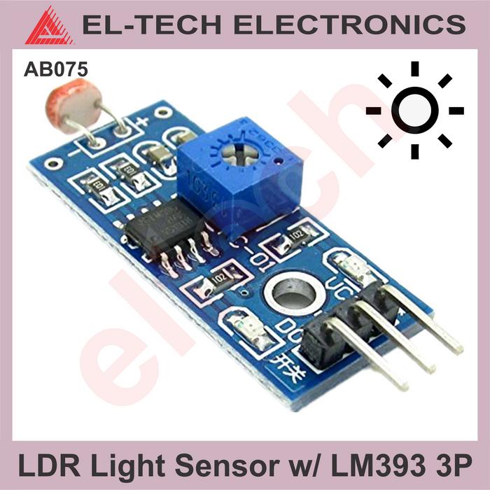 Gambar LDR Light Intensity UV Sensor Ultra Violet Matahari Cahaya Sinar Lampu - LDR LM393 3P dari ELTECH online undefined Tokopedia