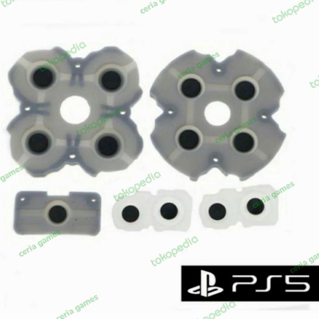 Gambar KARET STIK PS5 / KARET STIK KEYPAD PS5 FULL SET dari ceria games undefined Tokopedia