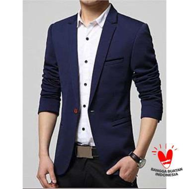 Gambar jas pormal/jas pria/jas dewasa /jas laki laki/jas selimfit/jas kuliah - navy, S dari blazer cewek undefined Tokopedia