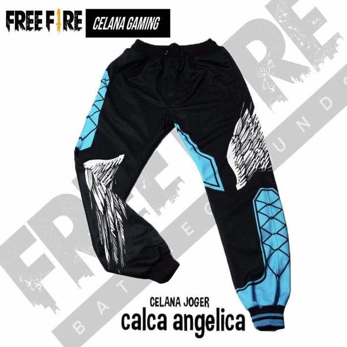 Gambar celana freefire anak laki laki / celana angel FF / celana joget FF - Biru, XL dari Little.bee 03 undefined Tokopedia