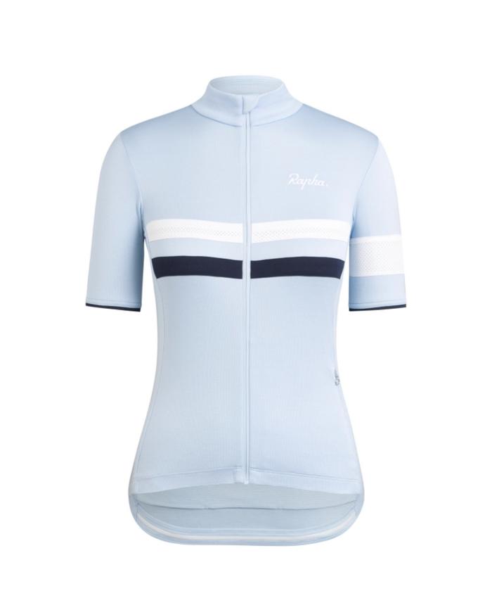 Jual Black Friday Promo Rapha Women Jersey Brevet II Light Blue