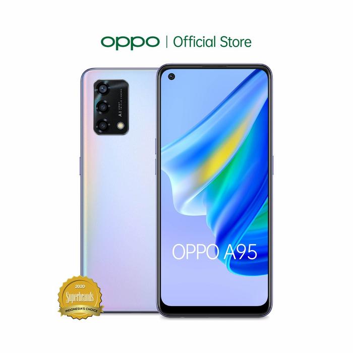 Gambar OPPO A95 8GB/128GB [33W Flash Charge, 5000mAh Battery, NFC, 48MP AI T - perak dari Andiphonecell undefined Tokopedia