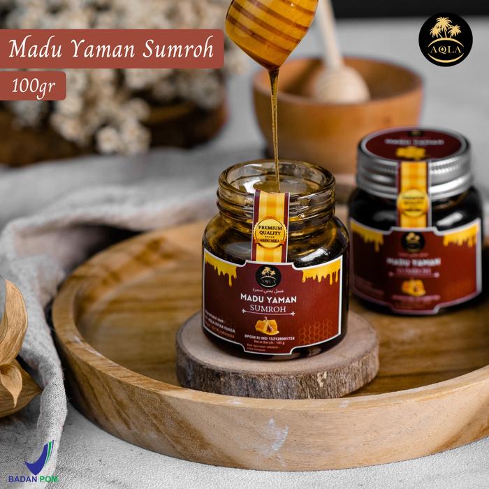 Gambar MADU YAMAN SUMROH PREMIUM GRADE A ASLI 100% - 100gr dari kurma aqla undefined Tokopedia