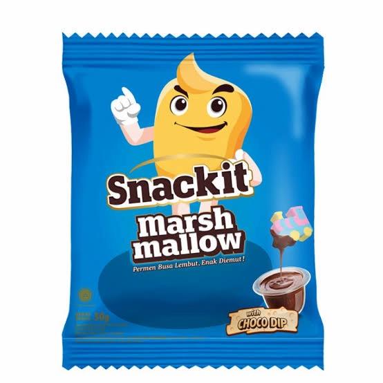 Gambar Snackit Marshmallow with Choco Dip Permen Busa Lembut 30 gram - Kuning dari Rumah Rasa Store undefined Tokopedia