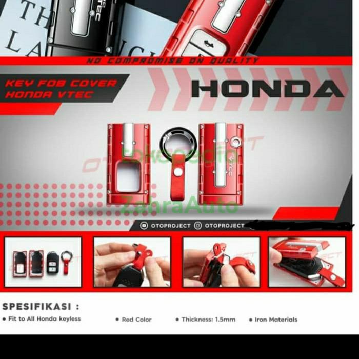 Gambar casing cover kunci mobil honda - Hitam dari Zahra Auto undefined Tokopedia