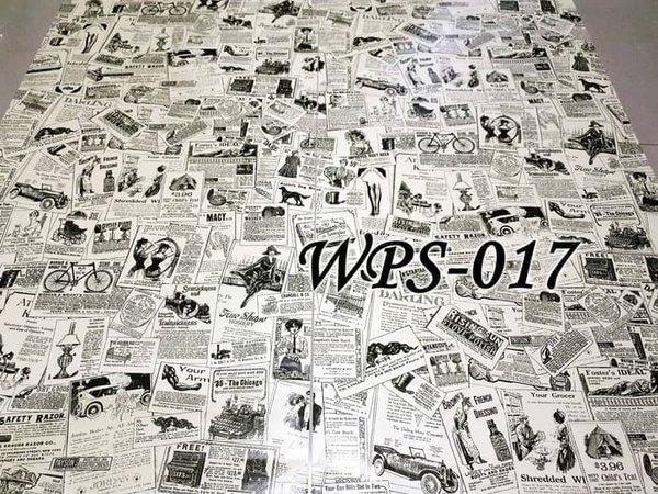 Gambar WPS017 NEWSPAPER KORAN WALLPAPER STICKER WALPAPER DINDING MURAH - WPS017 dari RADJA DINDING undefined Tokopedia