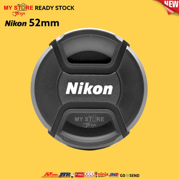 Gambar Lens Cap Nikon 52mm / 58mm / 62mm / 67mm / 72m / 77mm Tutup Lensa - Nikon 52mm dari MYSTOREJOGJA undefined Tokopedia