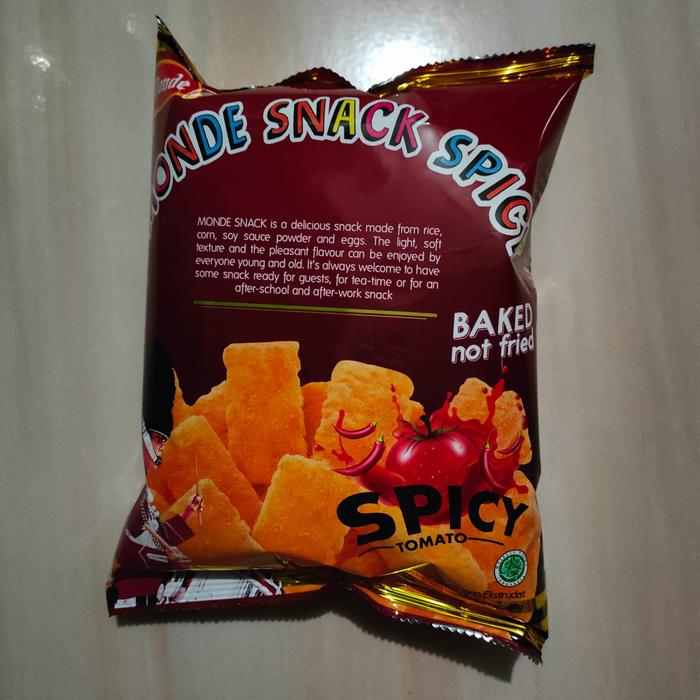 Gambar Monde Snack Gold/Spicy 60 gr - Snack Spicy dari Banyak Jajan Shop undefined Tokopedia