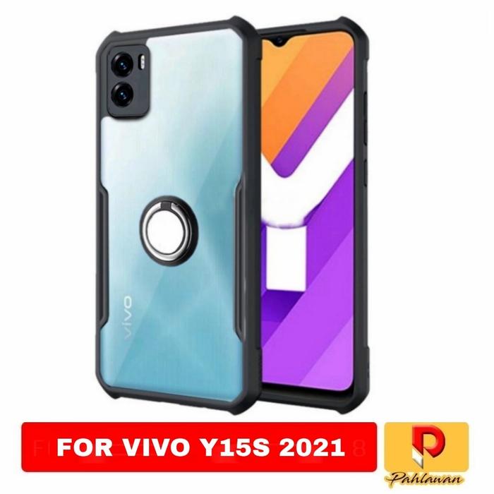 Jual Case VIVO Y15S/VIVO Y01 2021 Shocprof Tpu Tranparan Cincin