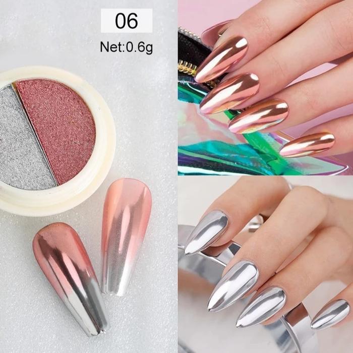 Gambar Glitter Bubuk Chrome Cermin Logam - 06 dari GreeGree undefined Tokopedia