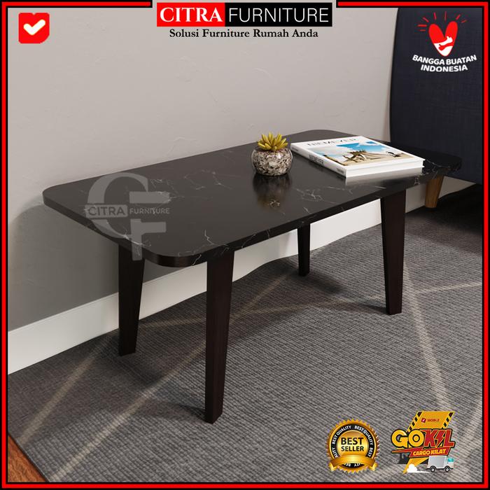 Gambar Meja Tamu Kayu |Meja Sofa Retro|Meja Lesehan Serbaguna - Hitam dari Citra furniture undefined Tokopedia