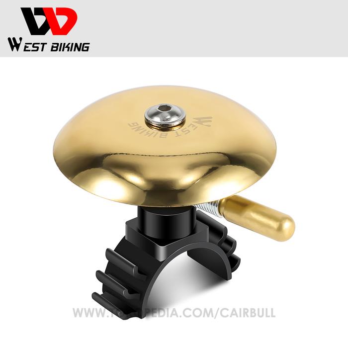 Gambar BEL SEPEDA VINTAGE COOPER WEST BIKING QUICK RELEASE CLEAR SOUND - Kuning dari CAIRBULL undefined Tokopedia