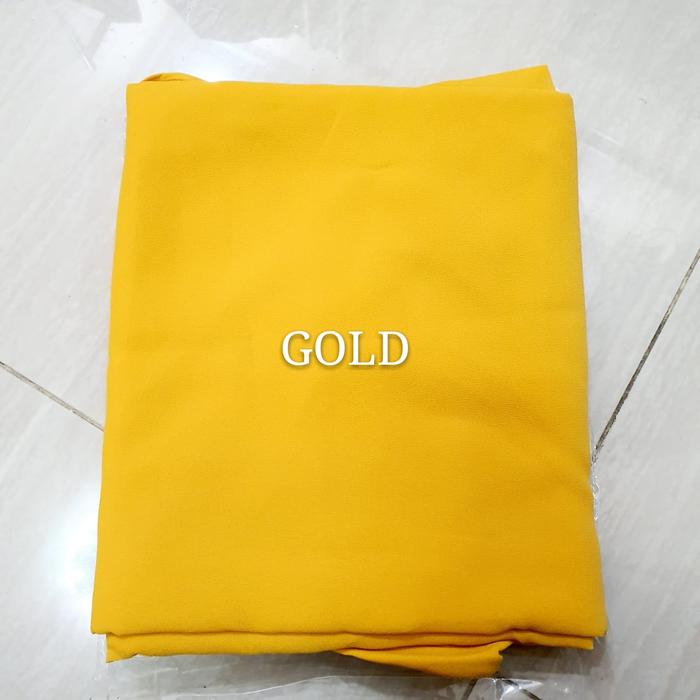 Gambar khimar 2 layer jumbo-hijab-jilbab syari RANIA ori jns hijab - gold dari JNS HIJAB undefined Tokopedia
