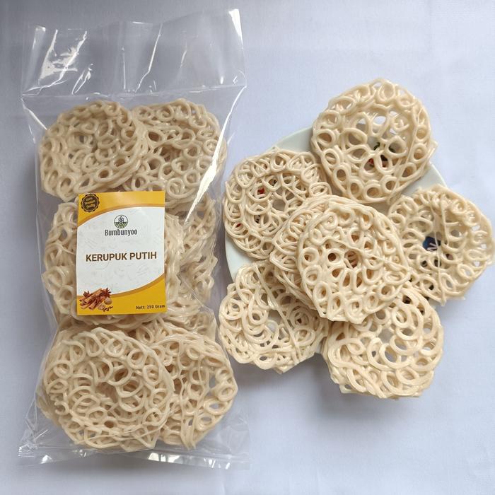 Gambar Kerupuk Putih/ Kaleng Mentah | 250 Gram | Kerupuk Nusantara dari bumbunyoo undefined Tokopedia
