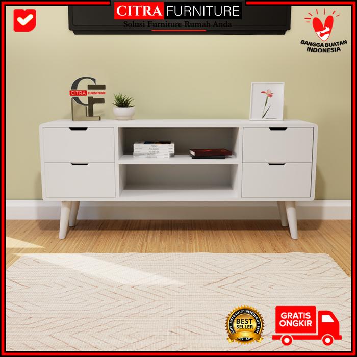 Gambar Rak Tv Duco Retro|Bufet Vintage|Meja Tv Kayu Classic|Credenza - LR - LR-01 dari Citra furniture undefined Tokopedia