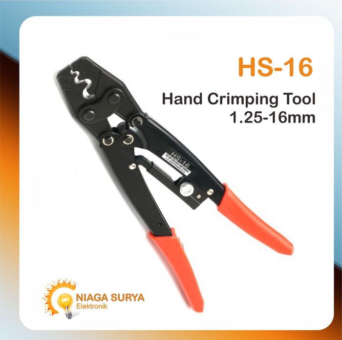 Gambar Hand Crimping Tool - Tang Crimping Skun 1.25 - 16 mm dari Niaga Surya undefined Tokopedia