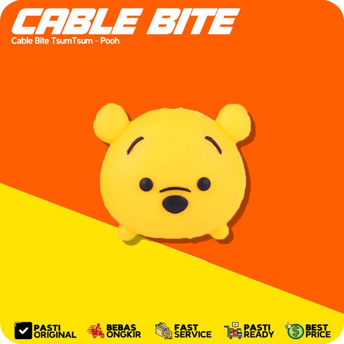 Gambar Cable Bite Pelindung Kabel Charger HP Cable Saver Cable Protector Tsum - Pooh dari Patchworks-OfficialStore undefined Tokopedia