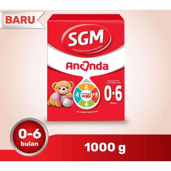 Gambar SGM G ANANDA 1 0-6 BULAN 1000 BAYI SUSU PROGRESSMAXX FORMULA dari APOTEK VITKA FARMA undefined Tokopedia