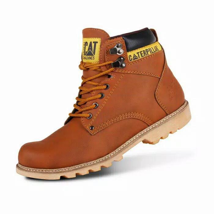 Gambar [COD] BIG SALE 12.12 !!! SEPATU CATERPILLAR HOLTON | SAFETY BOOTS - TAN, 41 dari KINGSAFETYSHOES undefined Tokopedia