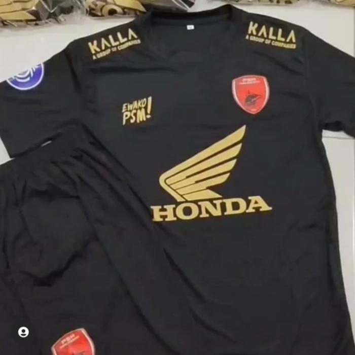 Gambar Jersey PSM Makassar Black Edition Liga 1 BRI size JUMBO (PO3harikerja) - Baju Nama Nomor, XXXXL dari RNsport Makassar undefined Tokopedia