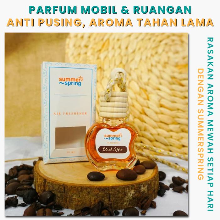 Gambar Parfum Mobil Premium Summerspring Black Coffe Botol Apel Gantung Mewah dari Sentral Pengharum undefined Tokopedia