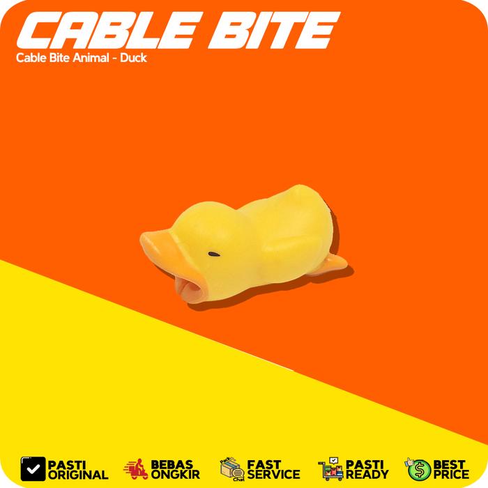 Gambar Cable Bite Pelindung Kabel Cable Saver Cable Protector Hewan Animal - Duck dari Patchworks-OfficialStore undefined Tokopedia