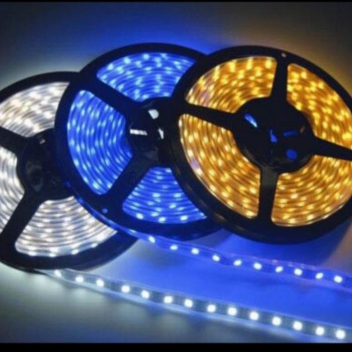 Gambar lampu led drop ceiling plafon led strip ip33 5050 biru - Putih dari eco led lighting undefined Tokopedia