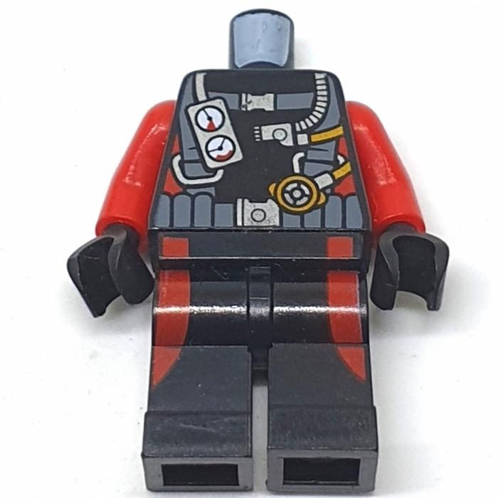 Jual Lego Aksesoris Torso Legs Diving Suit w/ Gauges on Front