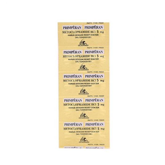 Gambar PRIMPERAN 5 MG 10 TABLET / MUAL / MUNTAH dari Apotik Century undefined Tokopedia