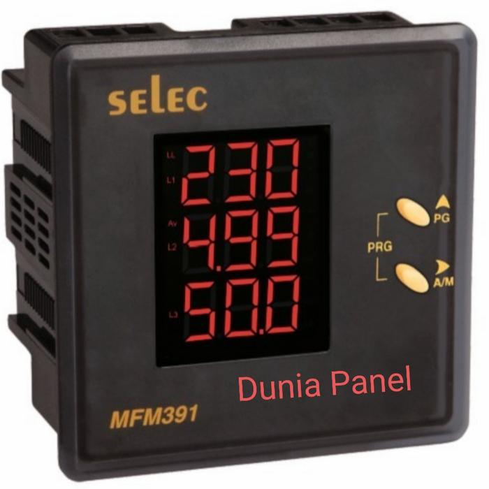 Jual 3 Phase LED Power Meter/Digital Multimeter SELEC MFM-391/MFM391 ...
