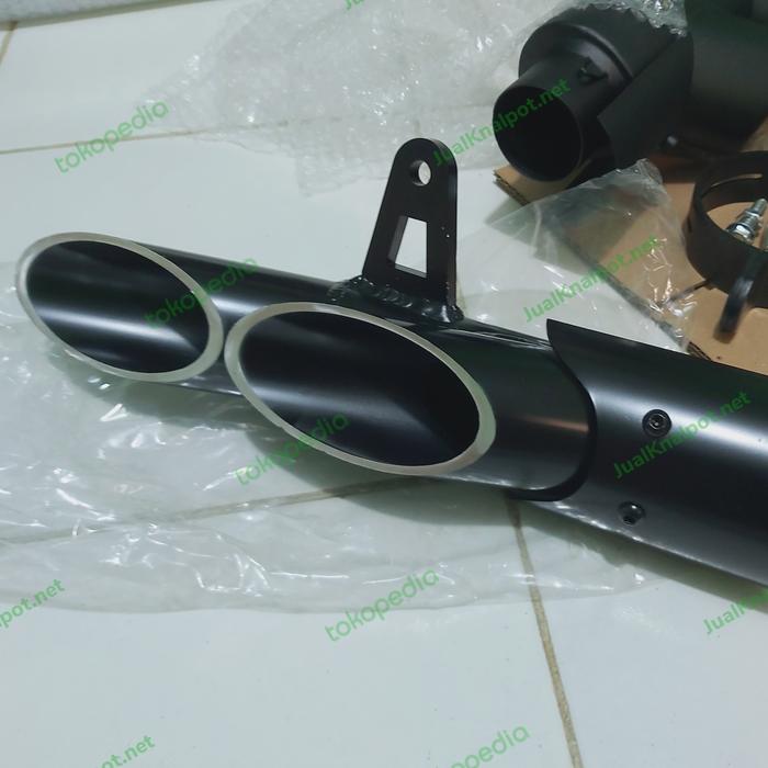 Gambar Knalpot TOCE IMPORT BLACK Silencer Only dari JualKnalpot.net undefined Tokopedia