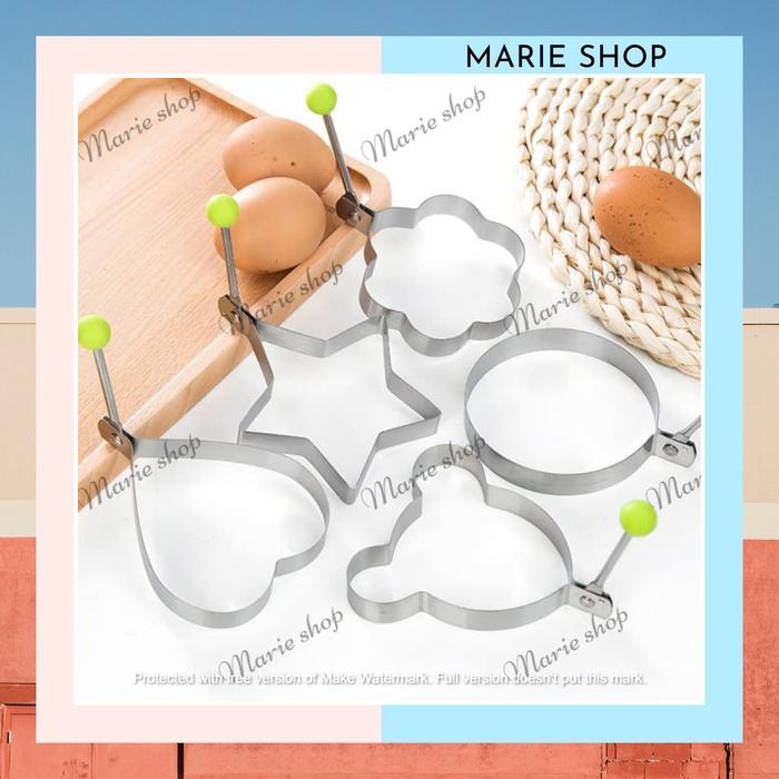 Gambar [ CTC ] CETAKAN TELUR DADAR CEPLOK - CETAKAN TELUR KARAKTER STAINLESS - CTC, BINTANG dari MARIE OS undefined Tokopedia