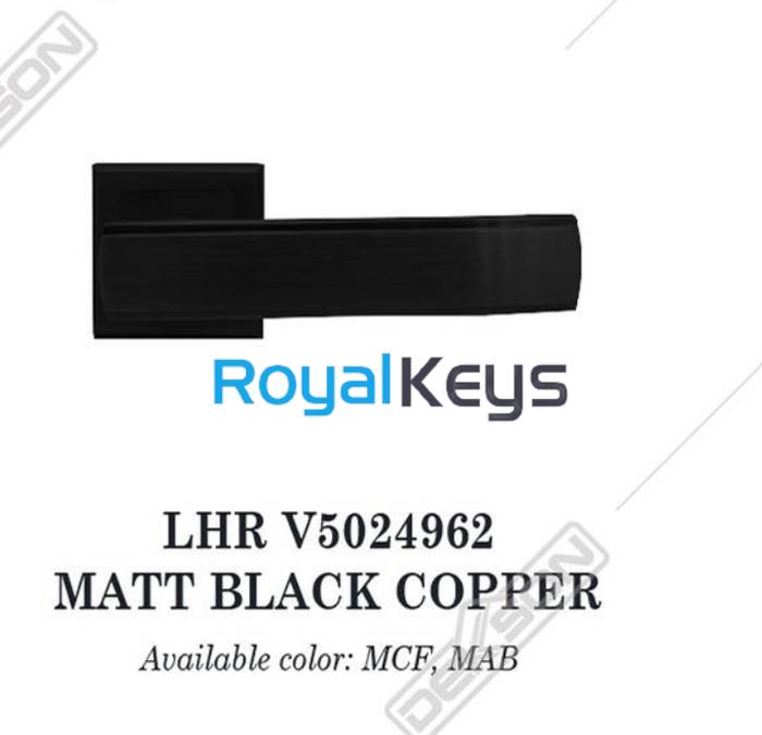 Gambar Handle Vintage Series Dekson Dekkson LHR V5024962 - MATT BLACK dari Royal Keys undefined Tokopedia