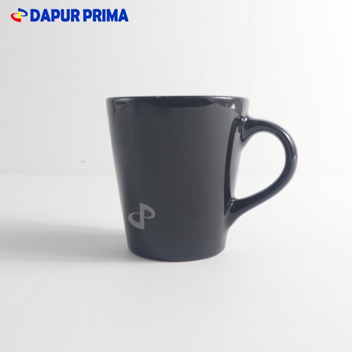 Gambar Gelas / Mug / Cangkir Keramik Elmhurst Hitam Polos dari Dapur Prima Bali undefined Tokopedia