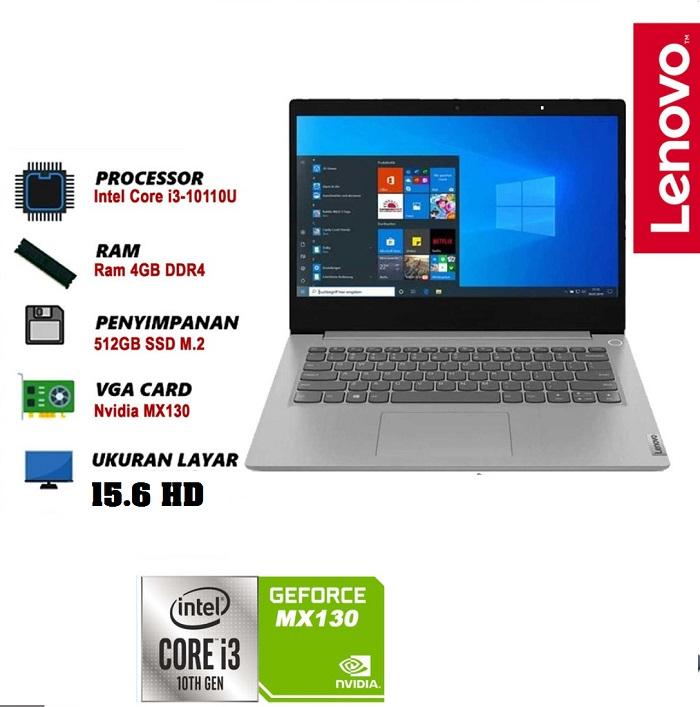 Jual LENOVO IDEAPAD SLIM 15 I3 10110 8GB SSD 512 VGA NVIDIA