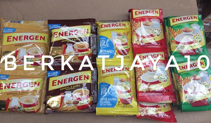 Gambar ENERGEN Sereal Vanilla Coklat Kacang Hijau Jahe 10x29gr - Coklat dari Berkatjaya10 undefined Tokopedia