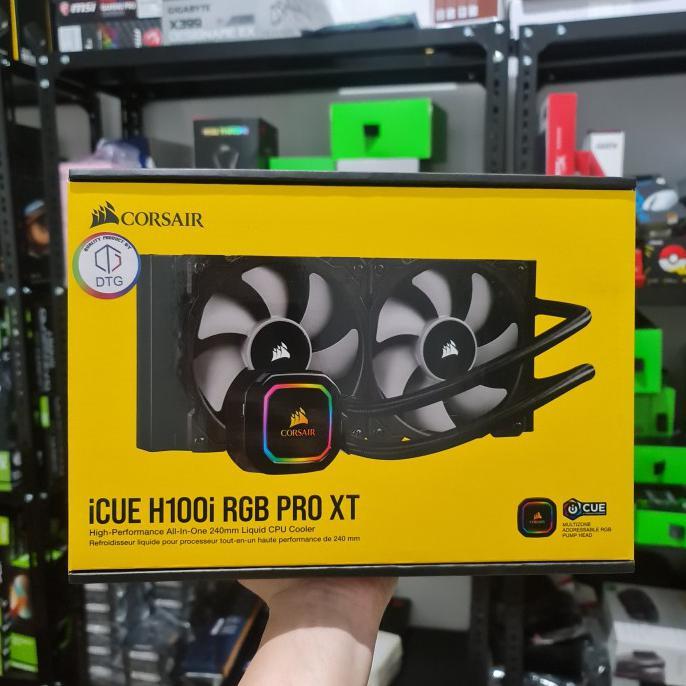 Jual Corsair iCUE H100i RGB Pro XT 240mm AIO Liquid CPU Cooler