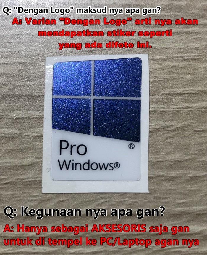 Gambar Win 10 Pro 64 Bit Ori full Pack NEW Version Harga Terjangkau - Tanpa Logo dari IT-point undefined Tokopedia