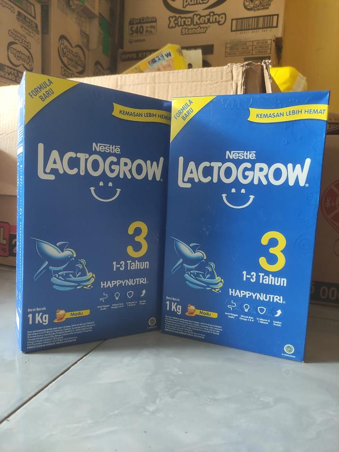 Gambar LACTOGROW 3 1 KG madu dan vanila dari hamdalah_babyshop undefined Tokopedia