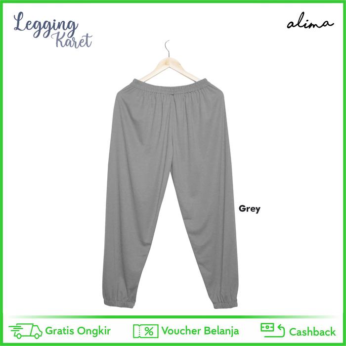 Gambar Legging Kaos Celamis Kerut Wanita Dewasa Muslimah By Alima Indonesia - Grey, Kerut dari Alima.id undefined Tokopedia