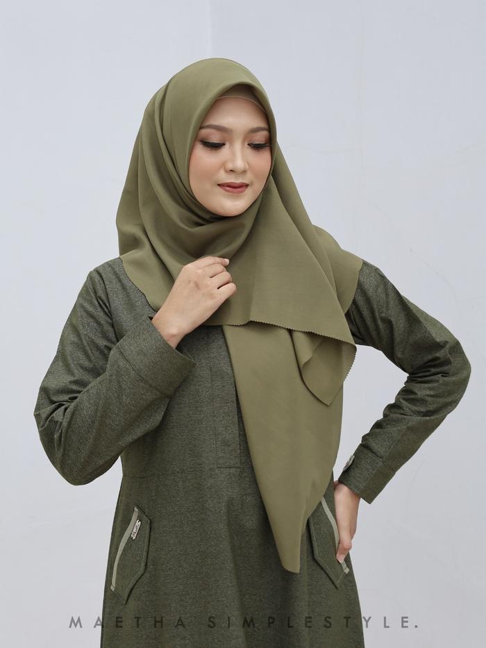 Gambar Maetha - Gamis Dewasa Levara Series - Army, XS dari Maetha_id undefined Tokopedia