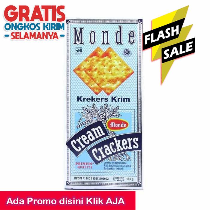 Jual biskuit monde cream crackers 180 gram - Jakarta Barat ...